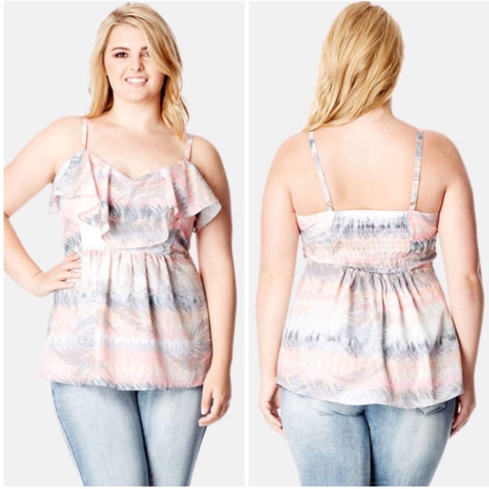 Ruffled Tank by City Chic